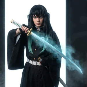 40inch Mist Demon Slayer Katana Muichirou Sword