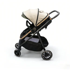 Luxury Gold Trim Foldable Stroller