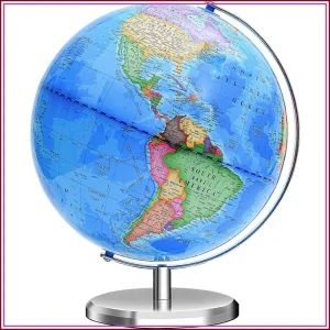 12" Educational World Globe